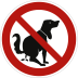 Hier kein Hundeklo Hier kein Hundeklo
