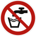 Kein Trinkwasser nach ISO 7010 (P 005) Kein Trinkwasser nach ISO 7010 (P 005)