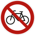 Verbot für Radfahrer Verbot für Radfahrer