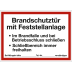 Brandschutztür mit Feststellanlage