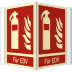 Nasen-/Winkelschild Feuerlöscher - Für EDV (ISO 7010) Nasen-/Winkelschild Feuerlöscher - Für EDV (ISO 7010)