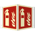 Nasen-/Winkelschild Feuerlöscher (ISO 7010)