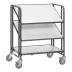 ESD-Eurokastenwagen mit 3 Holzbodenetagen - Breite 820 mm - Tragkraft 250 kg ESD-Eurokastenwagen mit 3 Holzbodenetagen - Breite 820 mm - Tragkraft 250 kg