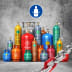 Gebotsschilder Gasflasche mit Kette sichern Gebotsschilder Gasflasche mit Kette sichern
