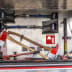 Mittel und Geräte zur Brandbekämpfung in Fahrzeug der Feuerwehr Mittel und Geräte zur Brandbekämpfung in Fahrzeug der Feuerwehr