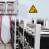 Warnschild Warnung Gefahr durch Batterien und Akkus Warnschild Warnung Gefahr durch Batterien und Akkus