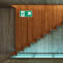 Rettungszeichen rechts oben Kellertreppe ISO 7010 Rettungszeichen rechts oben Kellertreppe ISO 7010