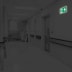 Rettungszeichen Rettungsweg rechts langnachleuchtend Krankenhaus ISO 7010 Rettungszeichen Rettungsweg rechts langnachleuchtend Krankenhaus ISO 7010