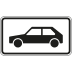 Personenkraftwagen - Verkehrsschild VZ 1010-58 Personenkraftwagen - Verkehrsschild VZ 1010-58