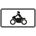 Krafträder, auch mit Beiwagen, Kleinkrafträder und Mofas - Verkehrsschild VZ 1010-62 Krafträder, auch mit Beiwagen, Kleinkrafträder und Mofas - Verkehrsschild VZ 1010-62