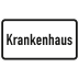 Krankenhaus - Verkehrsschild VZ 1012-53 Krankenhaus - Verkehrsschild VZ 1012-53