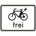 E-Bikes frei - Verkehrsschild VZ 1022-13 E-Bikes frei - Verkehrsschild VZ 1022-13