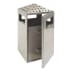 Abfalleimer inkl. Ascher PYRAMIDE - Inhalt 75 Liter