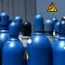 Warnzeichen - Warnschild vor Explosionsgefahr durch Gasflaschen nach ISO 7010 (W 029)