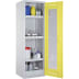 Chemikalien- und Giftschrank mit Plexiglastüren - storeLAB®