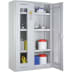 Chemikalien- und Giftschrank mit Plexiglastüren - storeLAB®
