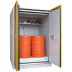 Sicherheits-Fass-Schrank mit Unterfahrsockel - storeLAB® Sicherheits-Fass-Schrank mit Unterfahrsockel - storeLAB®