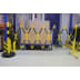 Scherengitter FLEX mit mobilem Absperrpfosten und Rollen Scherengitter FLEX mit mobilem Absperrpfosten und Rollen