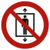 Personenbeförderung verboten nach ISO 7010 (P 027) Personenbeförderung verboten nach ISO 7010 (P 027)