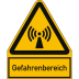 Warnschild Gefahrenbereich mit Symbol und Text (ISO 7010) Warnschild Gefahrenbereich mit Symbol und Text (ISO 7010)