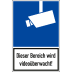 Kombischild Dieser Bereich wird videoüberwacht! Kombischild Dieser Bereich wird videoüberwacht!