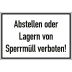 Abstellen oder Lagern von Sperrmüll verboten! Abstellen oder Lagern von Sperrmüll verboten!