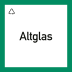 Wertstoffkennzeichnung "Altglas"