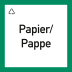 Wertstoffkennzeichnung "Papier/Pappe" Wertstoffkennzeichnung "Papier/Pappe"