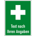 Erste Hilfe mit Text nach Ihren Angaben Erste Hilfe mit Text nach Ihren Angaben
