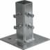 Adapter für Beton-Aufstellvorichtung Adapter für Beton-Aufstellvorichtung