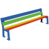 SILAOS® Kindergarten-Bank - mehrfarbig SILAOS® Kindergarten-Bank - mehrfarbig
