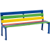 SILAOS® Grundschul-Bank - mehrfarbig