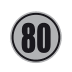 Geschwindigkeitsschilder 80 km/h Geschwindigkeitsschilder 80 km/h