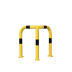 Eckschutzbügel WACHTWERK X® aus Stahl - Stärke S Ø 76 mm Eckschutzbügel WACHTWERK X® aus Stahl - Stärke S Ø 76 mm
