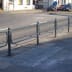 Absperrbarriere mit Kugelkopf-Stilpfosten Absperrbarriere mit Kugelkopf-Stilpfosten