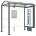 Wartehalle ProCity mit CLP-Vitrine