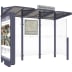 Wartehäuschen CONVI® mit CLP-Vitrine Wartehäuschen CONVI® mit CLP-Vitrine