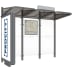 Wartehäuschen CONVI® mit CLP-Vitrine Wartehäuschen CONVI® mit CLP-Vitrine
