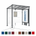Wartehalle MILANO mit CLP-Vitrine Wartehalle MILANO mit CLP-Vitrine
