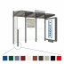 Wartehäuschen CONVI® mit CLP-Vitrine Wartehäuschen CONVI® mit CLP-Vitrine