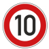Zulässige Höchstgeschwindigkeit ... km/h - Verkehrsschild VZ 274 Zulässige Höchstgeschwindigkeit ... km/h - Verkehrsschild VZ 274