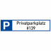 Parkplatzreservierer mit Wunschtext Parkplatzreservierer mit Wunschtext