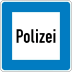 Autobahn-Hinweisschild Polizei VZ 363 Autobahn-Hinweisschild Polizei VZ 363