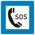 Autobahn-Hinweisschild: Notrufsäule VZ 365-51 Autobahn-Hinweisschild: Notrufsäule VZ 365-51