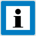 Informationsstelle StVO-Hinweisschild VZ 365-61 Informationsstelle StVO-Hinweisschild VZ 365-61