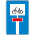 Für Radverkehr durchlässige Sackgasse - VZ 357-52 Für Radverkehr durchlässige Sackgasse - VZ 357-52