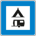 VZ 365-60 StVO-Hinweisschild Zelt und Wohnwagenplatz VZ 365-60 StVO-Hinweisschild Zelt und Wohnwagenplatz