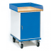 Rollschrank mit Arbeitsplatte und Flügeltürschrank  - Tragkraft 150 kg