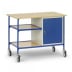 Rolltisch mit Flügeltürschrank und 2 verstellbaren Böden - Tragkraft 150 kg Rolltisch mit Flügeltürschrank und 2 verstellbaren Böden - Tragkraft 150 kg