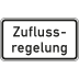 Zusatzschild Zuflussregelung Zusatzzeichen VZ 1012-37 Zusatzschild Zuflussregelung Zusatzzeichen VZ 1012-37